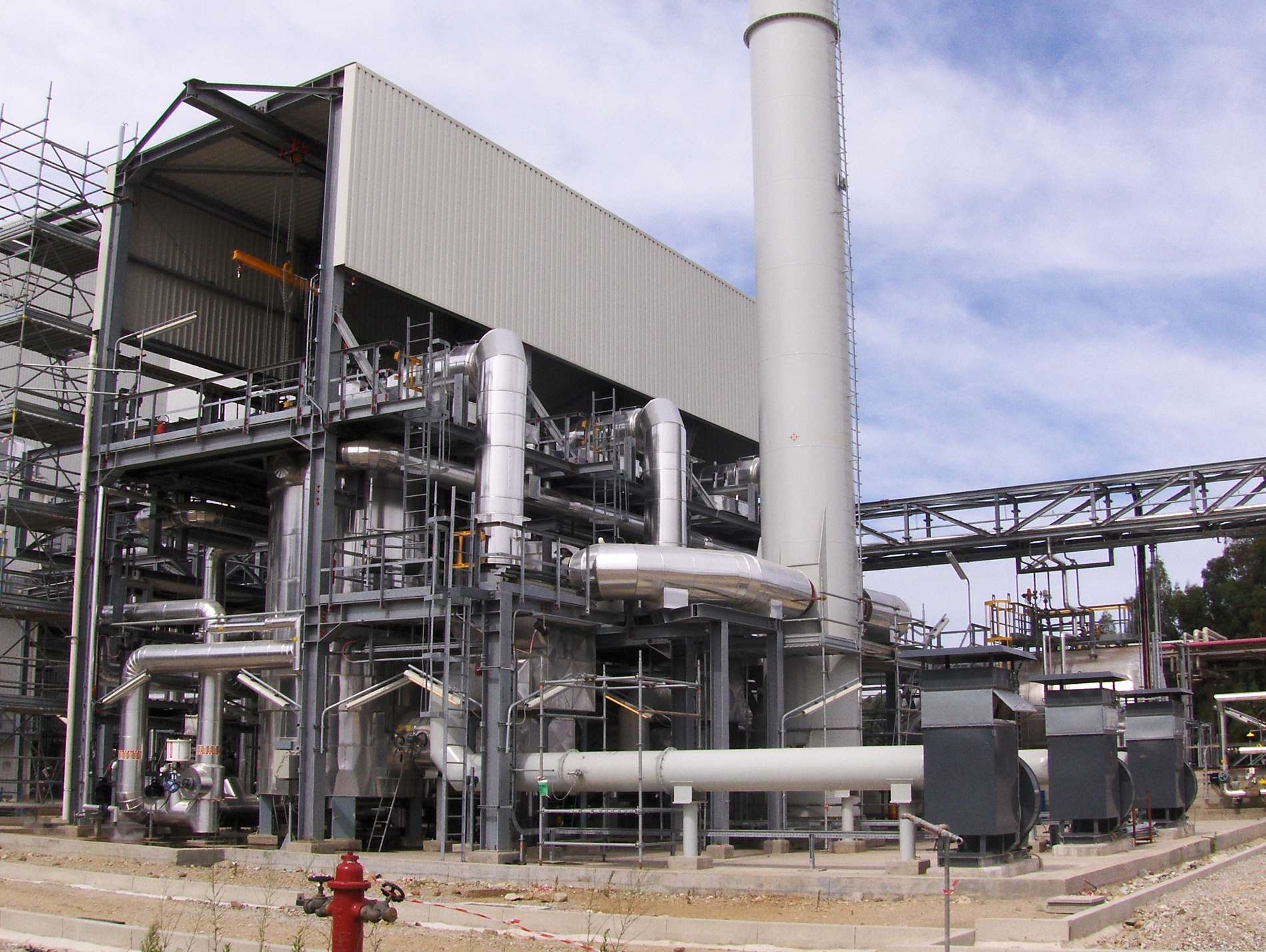 Dow Chemical, Progettazione esecutiva, fornitura e posa in opera di strutture metalliche zincate a caldo per edificio industriale